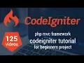 CodeIgniter Basics 011 Processing a result from a model in a controller
