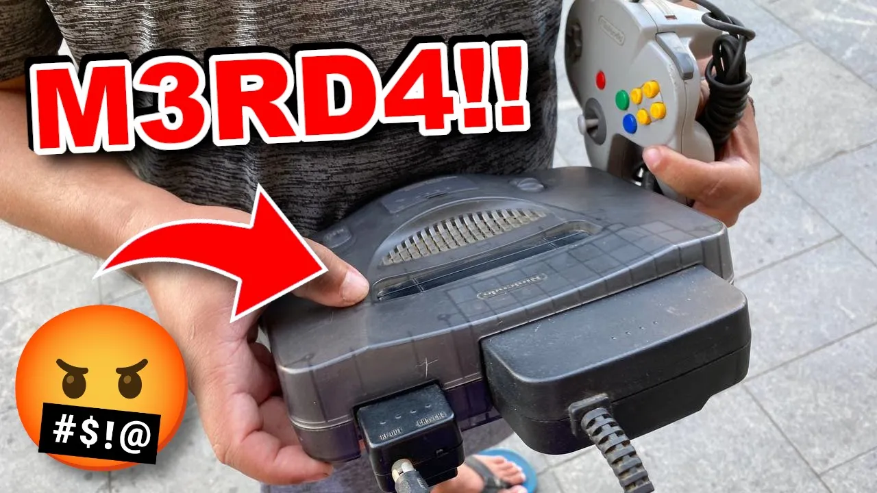 CAÇADA GAMER NA FEIRA DO ROLO NINTENDO 64 SABORES RARO E MUITAS RELÍQUIAS