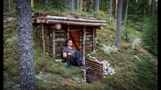 No Phone, No Internet: 7 Days of Forest Survival and Underground Living