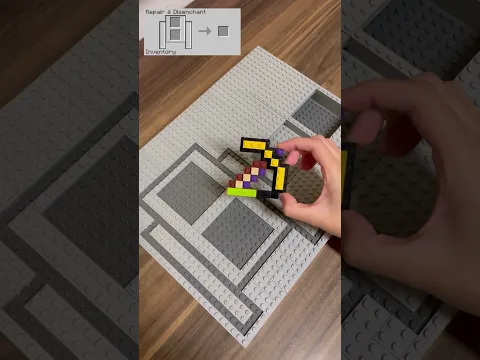 Disenchanting Minecraft Weapons BUT Lego!