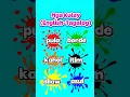 Mga Kulay English-Tagalog