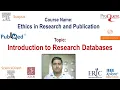 Introduction of Research Databases Research Metrics Databases Benefits Major Research Database