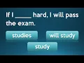 Conditionals Quiz Can you get