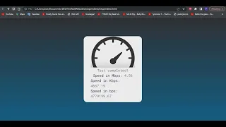 Web Development Stuff Internet Speed Test in HTML CSS JS
