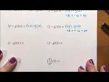 Function Notation - operations and notation