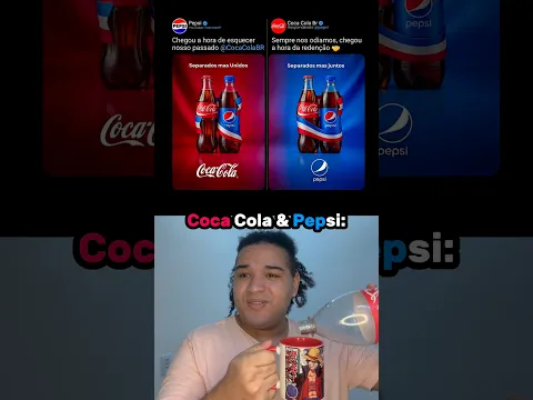 COCA-COLA vs PEPSI: fim da rivalidade? 🔥🥤