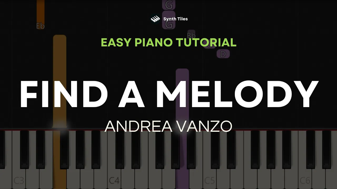 Find a Melody (Andrea Vanzo) | EASY Piano Tutorial by ST Find a Melody (Andrea Vanzo) | EASY Piano Tutorial by ST
