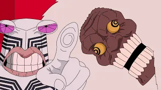 Serpiano Vs Velha Turbo - Dandadan animação