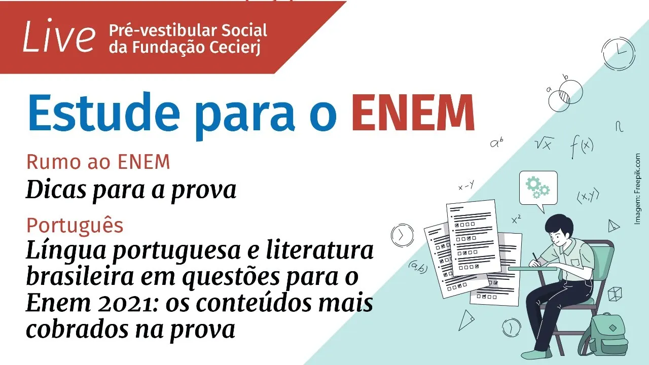 Estude para o ENEM - Live com dicas para a prova e de Português