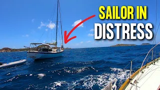 SAILOR IN DISTRESS, DANGEROUS ANCHORAGE And Fire Dancing Party Ep63/ The Sailing Brothers
