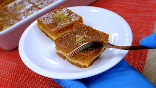 بسبوسة الحليب المحموس ✨ تذوب ذوبان في الفم