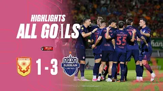 ไฮไลต์รวมลูกยิง (TL-1) สุโขทัย เอฟซี 1-3 บุรีรัมย์ ยูไนเต็ด
