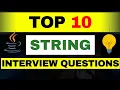 Java String Interview Questions You Must Prepare Before Any Interview Java Interview Questions