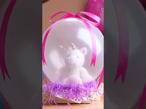 This is no ordinary balloon gift 🧸🎈