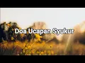 Download Lagu Doa Ucapan Syukur