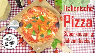 Pizza Napoletana selber machen mit Pizzastein in Backofen - VideoPx Rezept. 