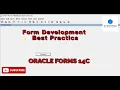 How to Run Oracle Forms 14c Locally on Your Development Machine Step-by-Step Guide
