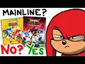 Which Sonic Games Are Mainline