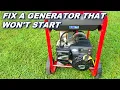 Fix a Briggs and Stratton generator that won t start