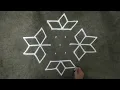 Beautiful dots rangoli designs for daily 7 4 dots kolam rangoli designs kolam with dots