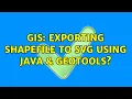 GIS Exporting Shapefile to SVG using Java GeoTools