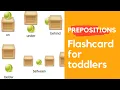 Preposition Flashcard for Toddlers