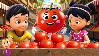 Lal Tamatar Bade Majedar, लाल टमाटर बड़े मजेदार, Gaiya Meri Gaiya + Preschool Baby Nursery Videos