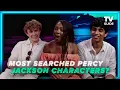 Percy Jackson and the Olympians Cast Plays Fandomly Feud Walker Scobell Leah Sava Jeffries