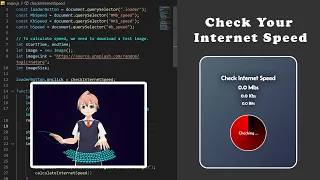 ASMR Programming - Internet Speed Test in JavaScript