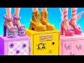 Download Lagu Tantangan Satu Warna! Cewek Merah Muda vs Cowok Kuning vs Cewek Violet! Makeover Ekstrim