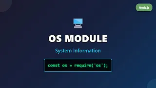 Node js OS Module Get System Information CPU Memory Platform