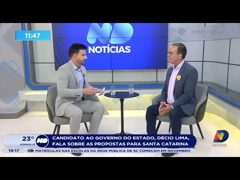 Segundo turno: Décio Lima fala sobre suas propostas de governo