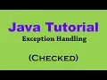 10 4 Exception Handling in Java Practical Part 3 Checked