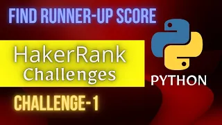 Find Runner-Up Score HackerRank solutions 2