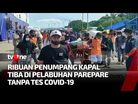 Perjalanan Tanpa Tes Covid-19, Ribuan Penumpang Kapal Laut Tiba di Pelabuhan Parepare