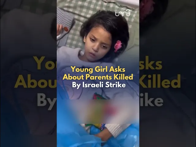 ⁣Salwa, who doesn’t know her parents are gone, is asking for them after killed by Israeli strikes.