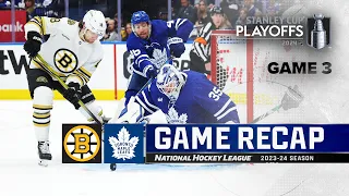 Download Gm 3: Bruins @ Maple Leafs 4/24 | NHL Playoffs 2024 MP3