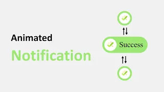 How To Make Animated Notification Using html css and javascript