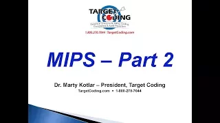 Target Coding MIPS Part 2
