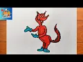 How to Draw Fox in Socks from Dr Seuss