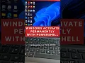 Download Lagu Windows activate permanently with powershell.
