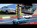 1967 Dodge Coronet RT vs 1965 Chevrolet Chevelle Malibu STOCK DRAG RACE