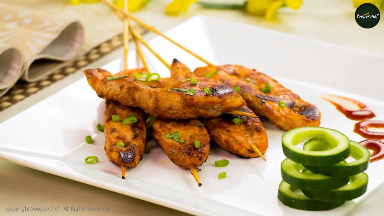 Chicken Satay Recipe by SooperChef
