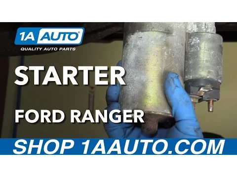 How To Replace Engine Starter 97 04 Ford Ranger 1a Auto
