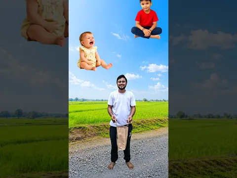 Flying crying babies Catching vs dancing dog, cute bhabhi, bat, rabbit, good day funny vfx video 😀😀