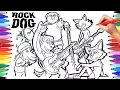 ROCK DOG Coloring Pages for Kids Drawing and Coloring Rock Dog 2 Bodi Angus Darma Germur for Kids