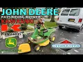 PICKING MY 2ND FREE JOHN DEERE KAWASAKI 9HP RX75 REAR ENGINE RIDING LAWN MOWER RUSTED DISASSEMBLED