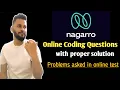 Nagarro Coding Test - 2022 Live solving Nagarro Online Coding test problem