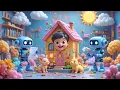 Lagu Busy Little Robots 🤖⚙️ Fun Learning \u0026 Action Song for Toddlers and Kids