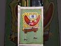 Coloring a SpongeBob Coloring Book Page